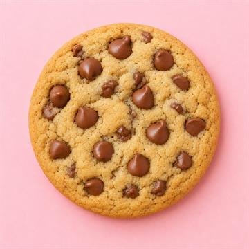 Milk chocolate chip cookie photo