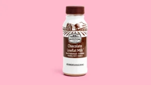 Crumbl chocolate milk bottle add-on