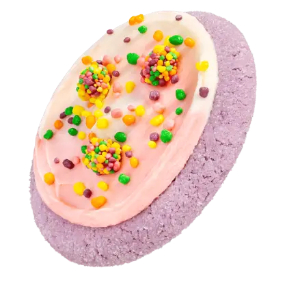 Berry Limeade Cookie ft NERDS Gummy Clusters official Crumbl flavor inspired card